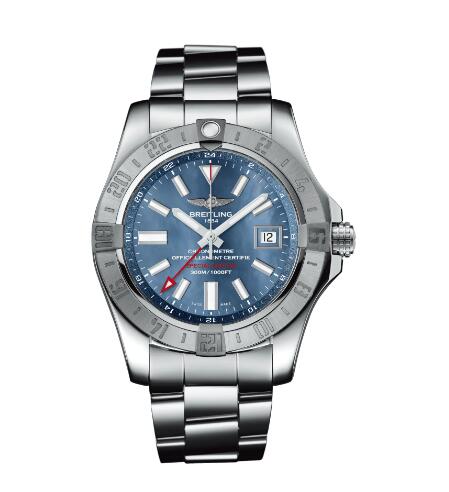 Replica Breitling Avenger II GMT Blue Mother of Pearl A3239011/C930/170A Men watch